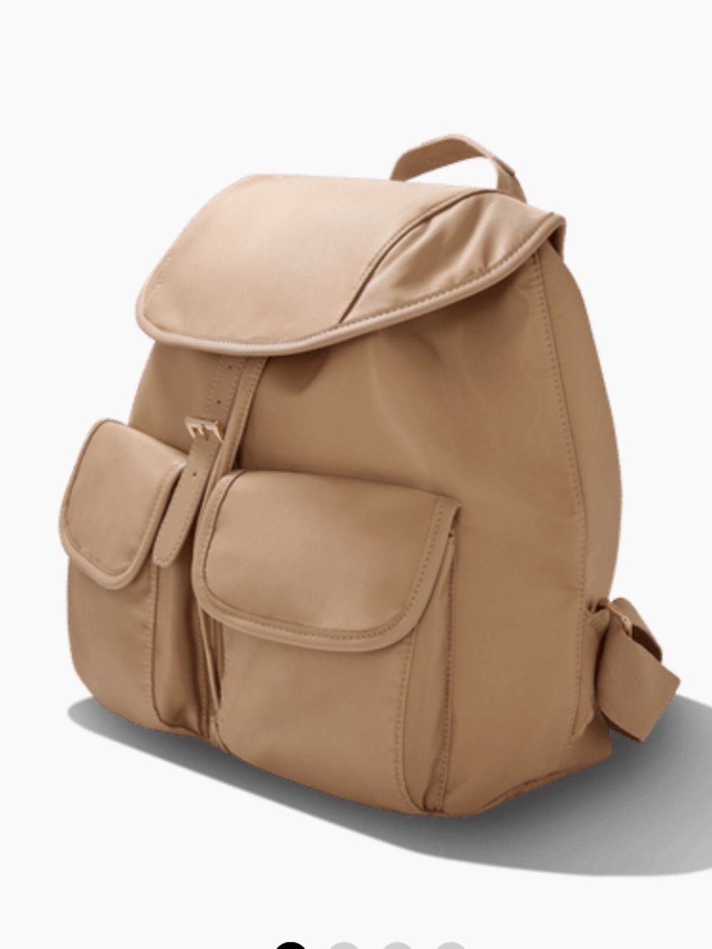 NWT Year of Ours Taupe Drawstring Pocket Backpack